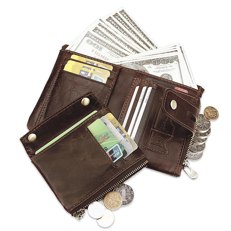 Tri-fold multi-card wallet