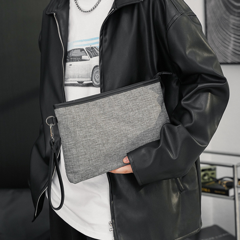 Men's Casual Canvas Outdoor Commuter Underarm Bag