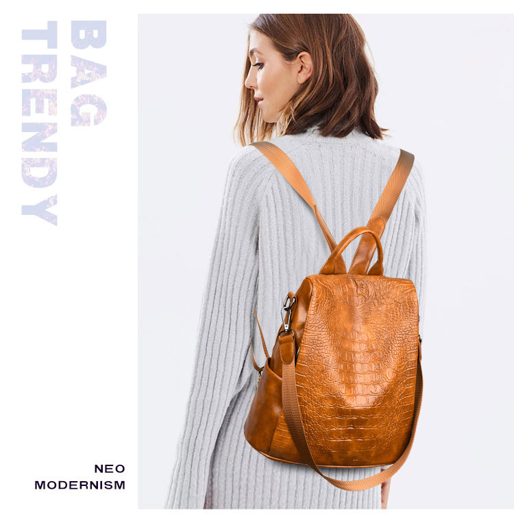 Women Backpack Shoulder Bag PU Leather Travel bag