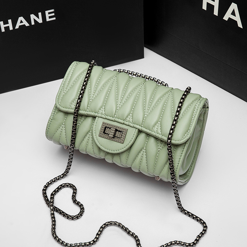 Leather Chain Bag Crossbody Bag