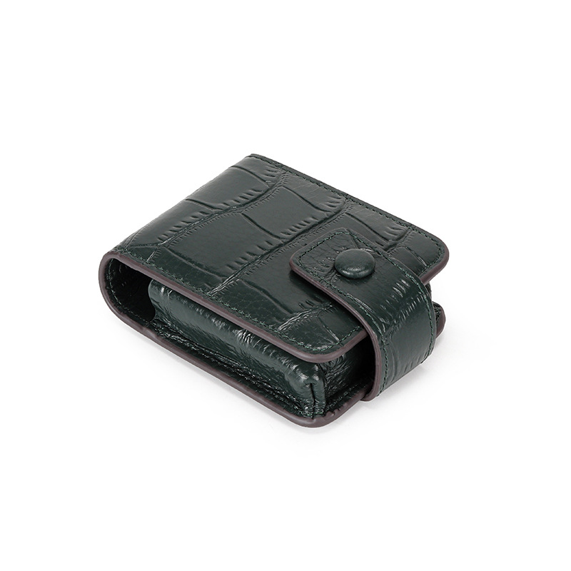 Real Leather Ladies Embossed Crocodile Pattern