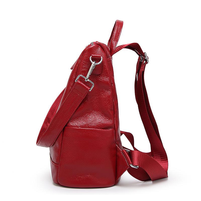 New Leather Backpack Women's Fashion Large-capacity Backpack Women's Bag