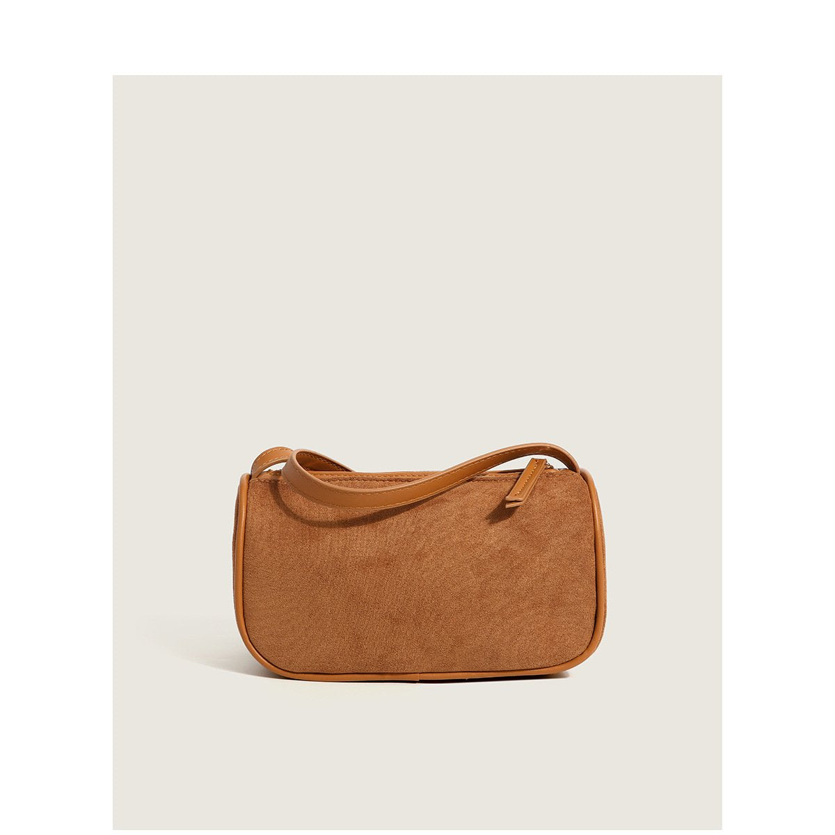 French Niche Premium Retro Matte Suede Baguette Bag Fashion Joker Women's Shoulder Messenger Bag