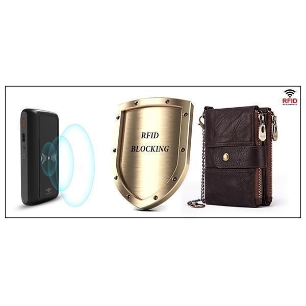 GenuineLeather Anti-theft Retro Wallet