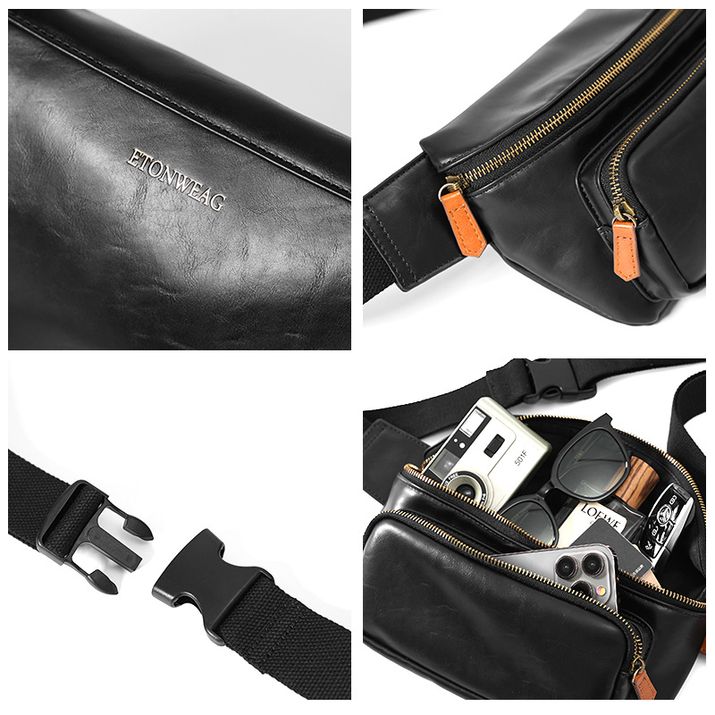 Street Trend Joker Men's Chest Small Satchel