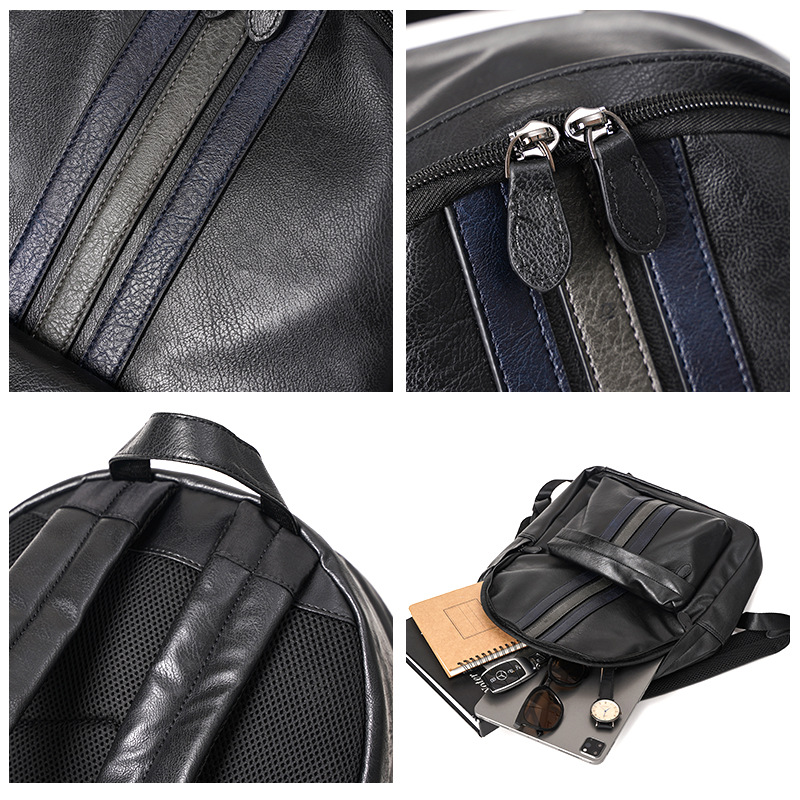 New Trend Business Casual Leather Men's Shoulder Computer Bag