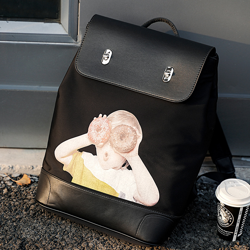 Fashion Casual Fashion Brand Personalized Printed Backpack For College Students