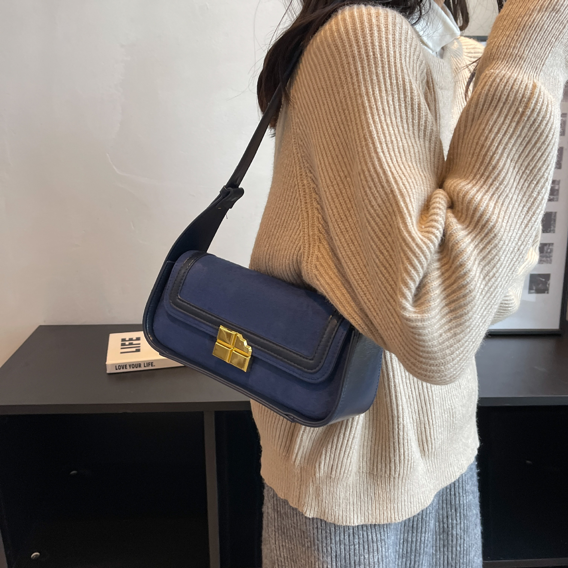 Retro Joker Armpit Square Bag