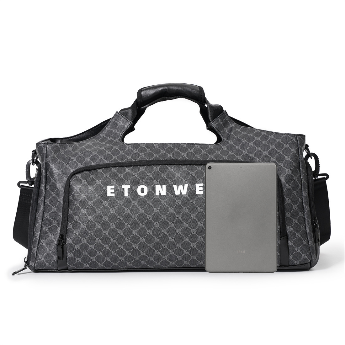 Large Capacity Fitness Bag Independent Shoe Position Short Travel Bag Luggage Bag Sports Satchel