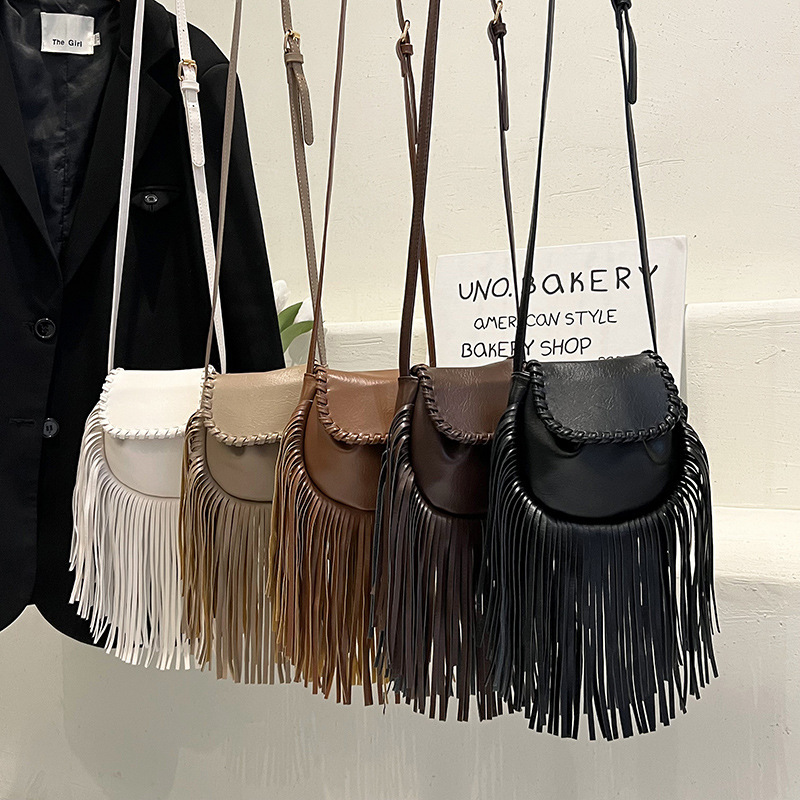 Fringed Saddle Bag