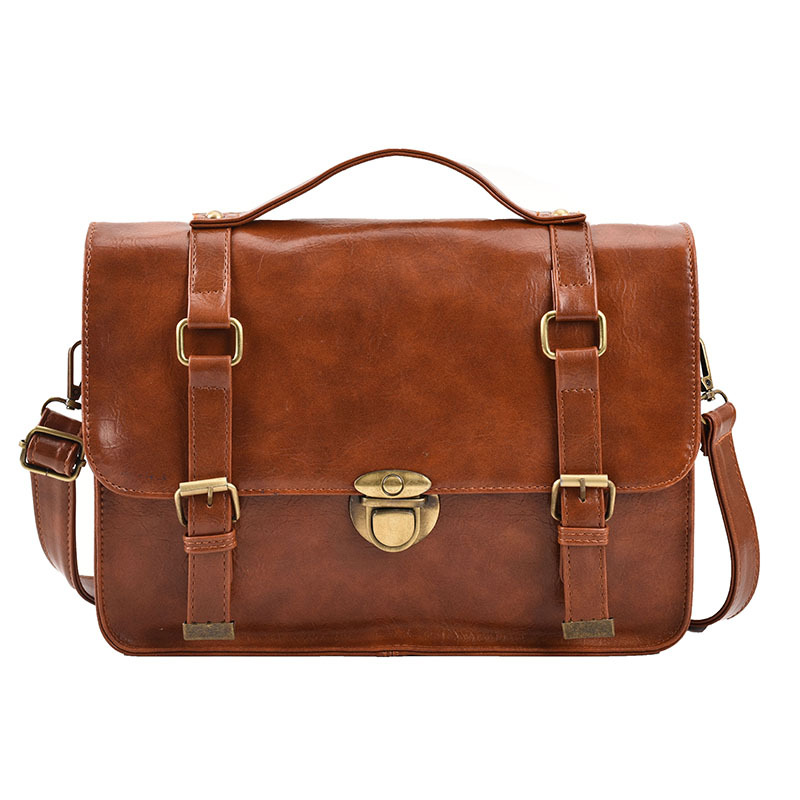 High Capacity Retro British Messenger Bag