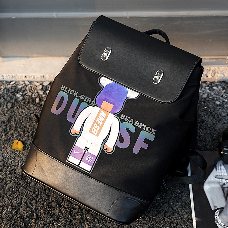 Fashion Casual Fashion Brand Personalized Printed Backpack For College Students