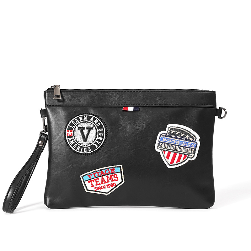 New Tide Brand Men's Personality Badge Envelope Bag