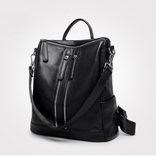 New Leather Backpack Women's Fashion Large-capacity Backpack Women's Bag